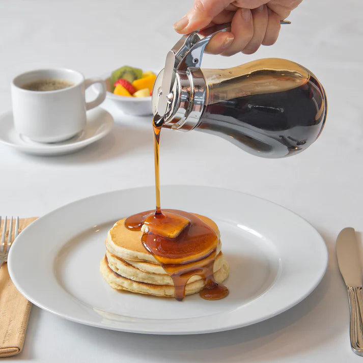 Winco Glass Syrup Dispenser - Various Sizes-Phoenix Food Equipment