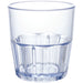 Winco PTSN-12 12 oz blue Havana plastic tumbler, break-resistant SAN, front view