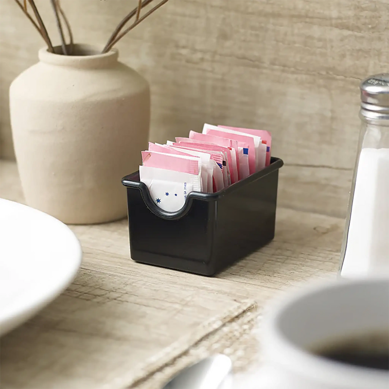 Winco Plastic Sugar Packet Holder (Pack of 12) - Various Colours-Phoenix Food Equipment