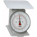 Winco portioning/receiving scale, analog dial scale with square stainless platform, second capacity option shown