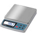 Winco SCAL-D22 digital portioning scale, 22 lbs capacity, stainless steel platform with blue LCD display keypad