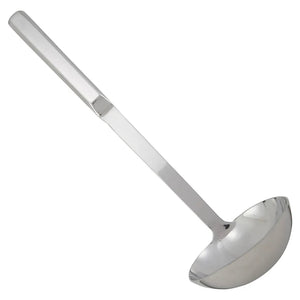 Winco stainless steel 4 oz deep ladle with hollow handle, satin finish one-piece serving ladle