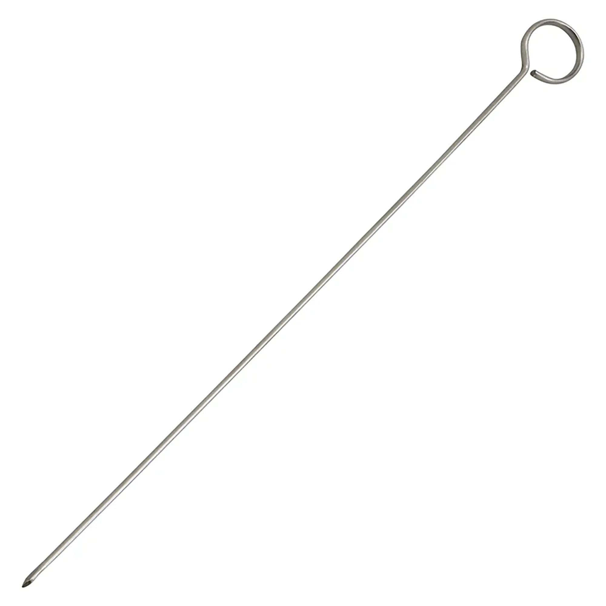 Winco Stainless Steel Oval Skewers (Pack of 12) - Various Sizes-Phoenix Food Equipment