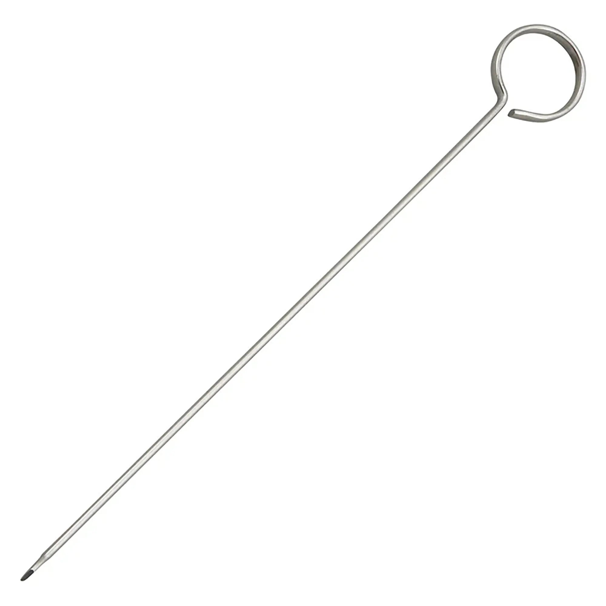 Winco Stainless Steel Oval Skewers (Pack of 12) - Various Sizes-Phoenix Food Equipment