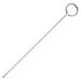 Winco stainless steel oval skewer with ring handle and pointed tip, single skewer from a pack of 12, shorter size