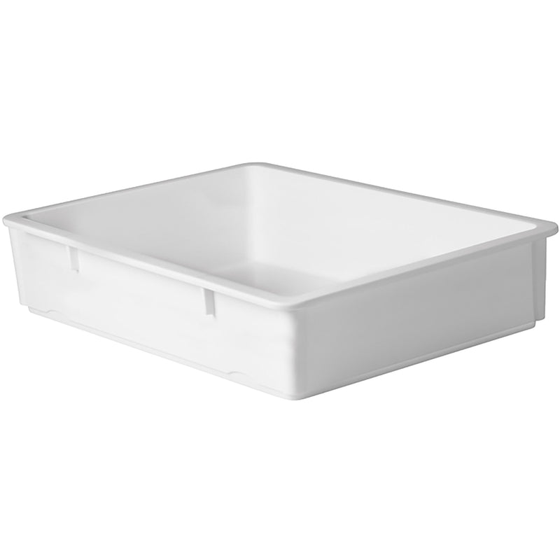 Winco White Polypropylene Dough Box - 6" Deep-Phoenix Food Equipment