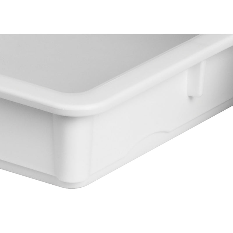 Winco White Polypropylene Dough Box - 6" Deep-Phoenix Food Equipment