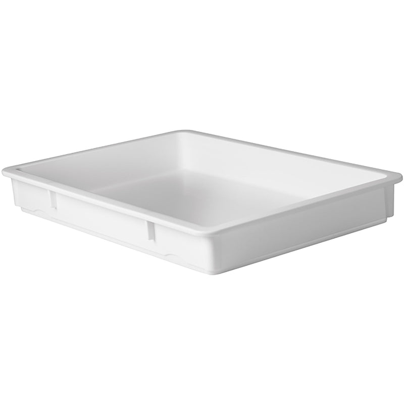 Winco White Polypropylene Dough Box - 6" Deep-Phoenix Food Equipment