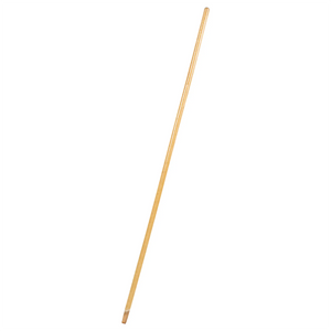 Winco wooden handle for FSS-24 floor squeegee, long natural hardwood pole with threaded tip, full length