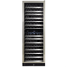Wine Cell'r WC166SSDZ7 Diamond series dual temperature upright wine cooler, tall stainless glass door, front view