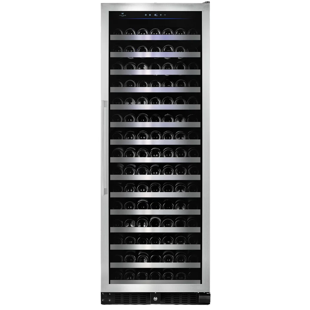Wine Cell'r WC181SSSZ7 Diamond Series Single Temperature Upright Wine Cooler - Up to 181 Bottle Capacity-Phoenix Food Equipment