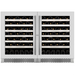 Wine Cell'r WC54SZSV1-2 dual temperature under counter wine cooler, two stainless glass door units side by side