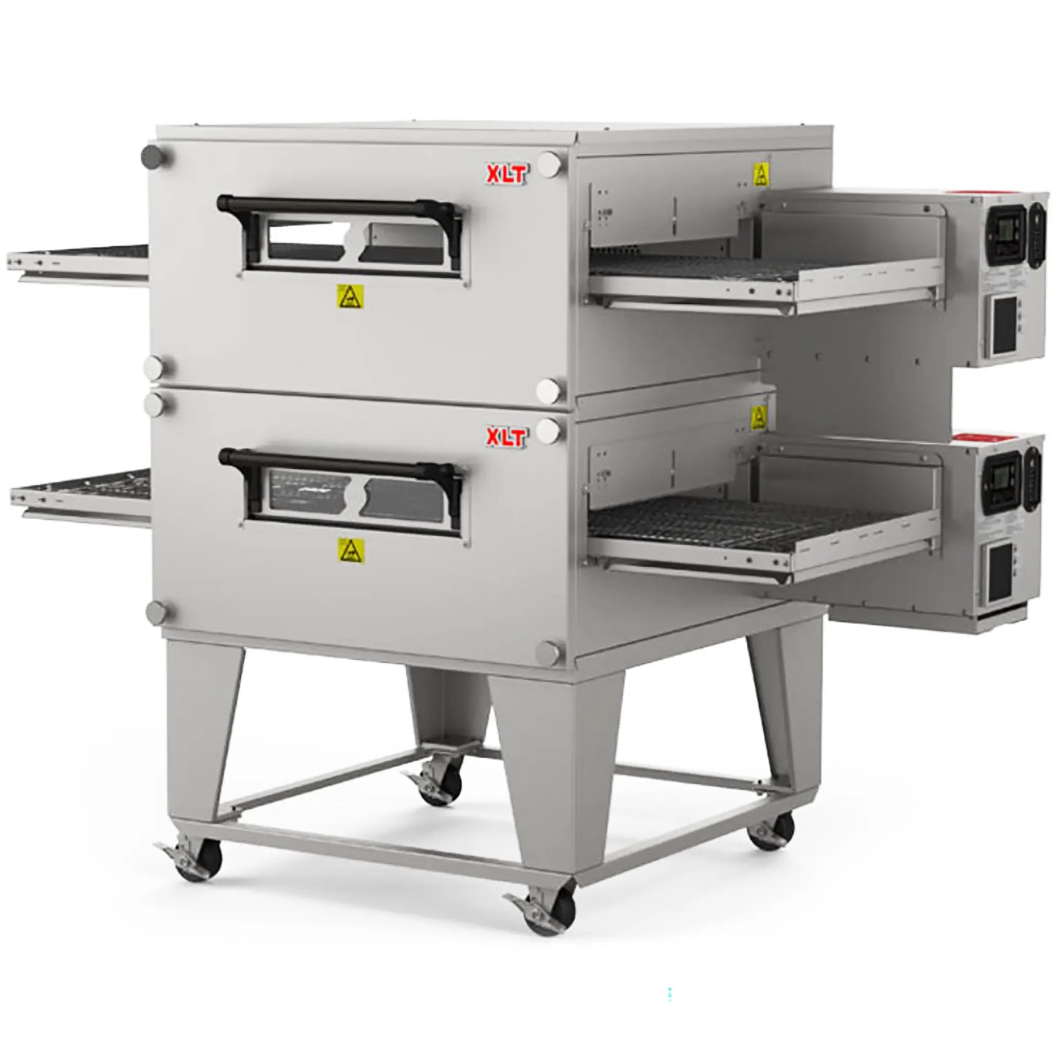 XLT 2440 Series Compact NG/LP/Electric Single Conveyor Oven - 24" Wide Conveyor, 40" Long Cooking Chamber - Various Configurations-Phoenix Food Equipment