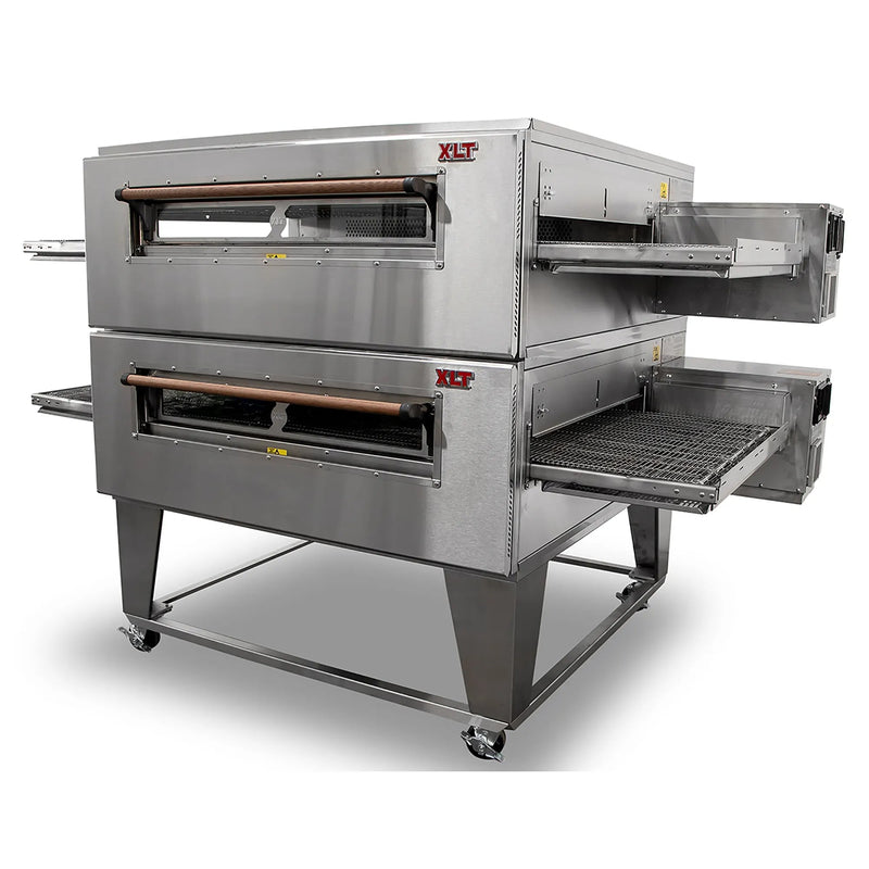 XLT 3255 Series Compact NG/LP/Electric Single Conveyor Oven - 32" Wide Conveyor, 55" Long Cooking Chamber - Various Configurations-Phoenix Food Equipment