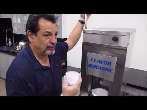 Flavor Machine FM24 frozen yogurt and ice cream blender tutorial video