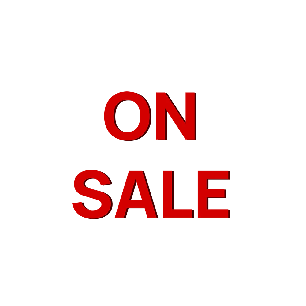 Red On Sale text graphic linking to commercial kitchen and restaurant equipment currently on sale