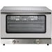 Alpha ACC-H3 electric countertop convection oven in stainless steel with glass door, three racks and two dials