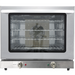 Alpha ACC-H4 electric countertop convection oven in stainless steel with glass door, wire racks and two dials
