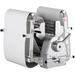 Alpha ACCS-17 countertop reversible conveyor dough sheeter with both conveyor tables folded up for compact storage