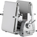 Alpha ACCS-20 countertop reversible conveyor dough sheeter with both conveyor tables folded up for compact storage
