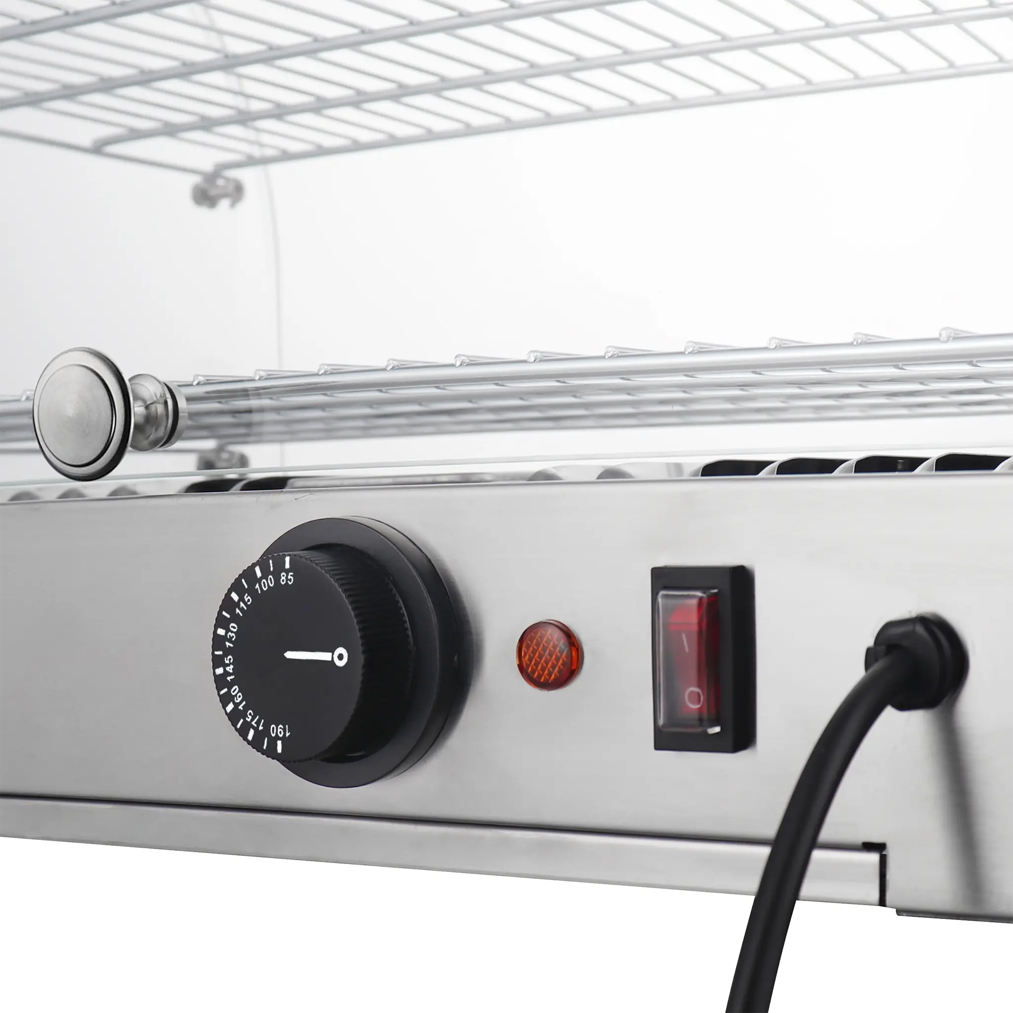 Alpha ACDW-22-1 Curved Glass Display 22" Food Warmer-Phoenix Food Equipment