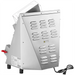 Alpha ADS-12D 12-inch double pass dough sheeter, rear view showing the vented stainless steel panel and power cord