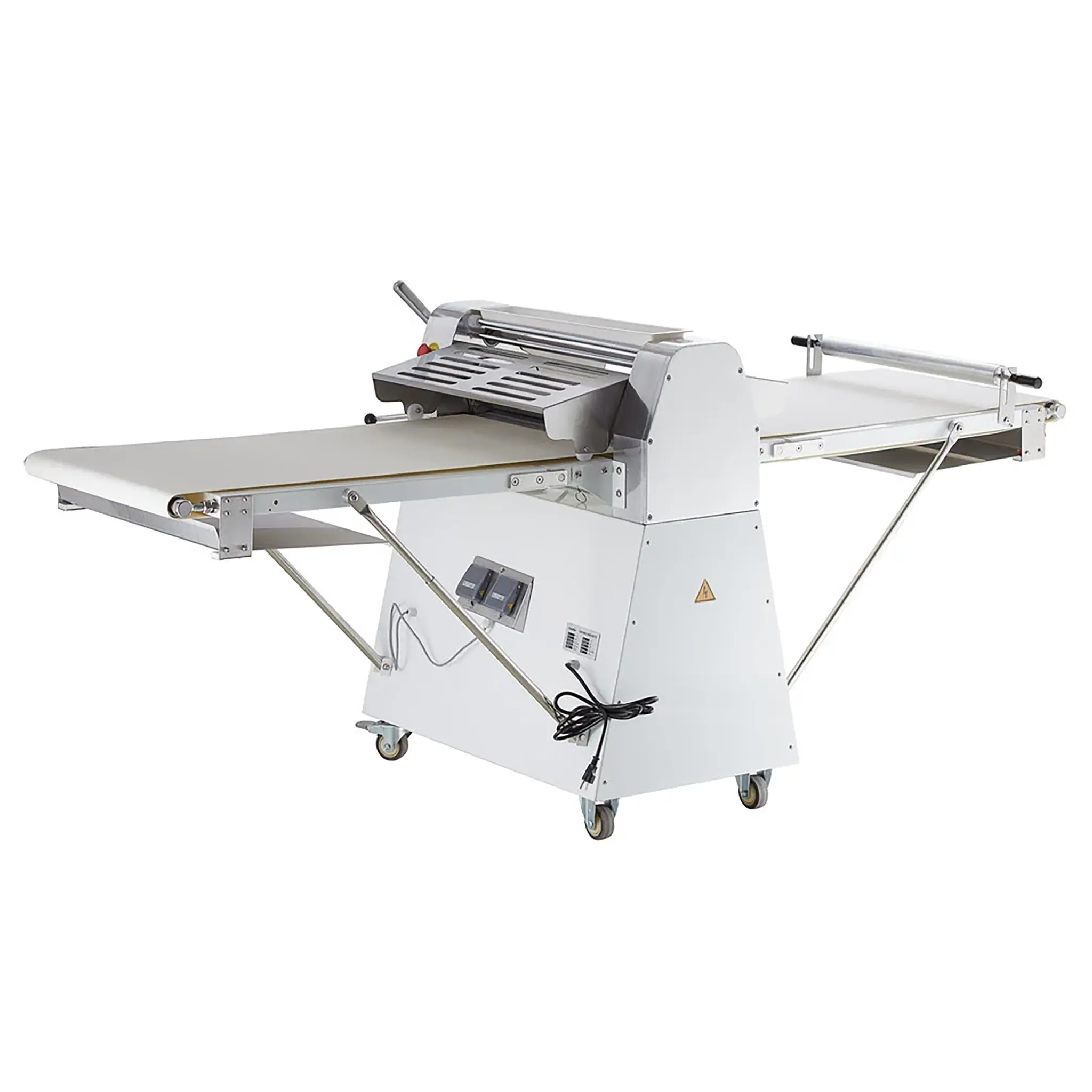 Alpha AFCS-25 Floor Model Reversible Conveyor Dough Sheeter - 25"W x 95"L-Phoenix Food Equipment