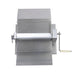 Alpha AFS-16M manual single pass fondant sheeter, front view showing the 16-inch roller, feed tray and hand crank
