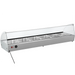 Alpha AHS-66 66-inch countertop hot serving station, rear view showing the power switch, control knob and power cord