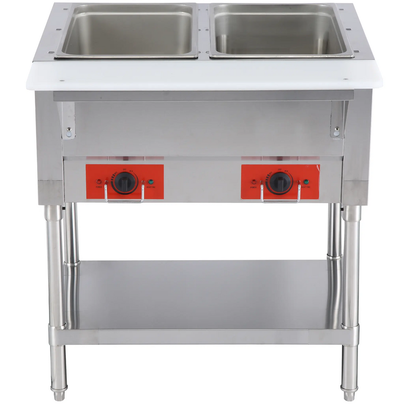 Alpha AHT-2 Electric 2 Well Hot Table - 120V, NO WATER REQUIRED-Phoenix Food Equipment