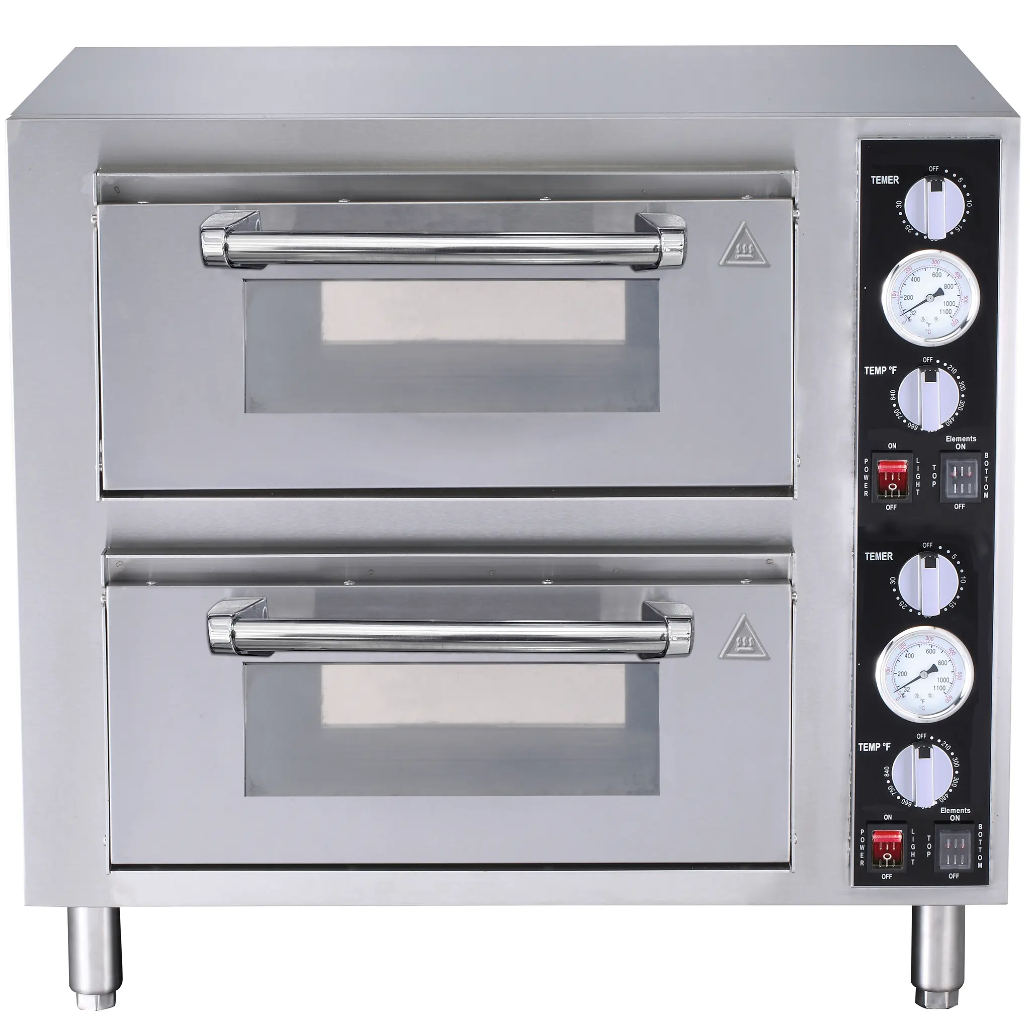 Alpha APO-2 Electric Double Counter Top Pizza Oven - 240V