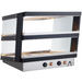 Alpha ASSW-32 32-inch heated pass-through station, rear view showing the two shelves and front control switches