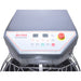 Alpha AVS-40 40 qt ten speed spiral mixer, close-up of the digital speed and timer control panel with emergency stop