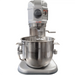 Alpha B7A 8 qt commercial planetary stand mixer, front view showing the bowl guard and stainless steel mixing bowl