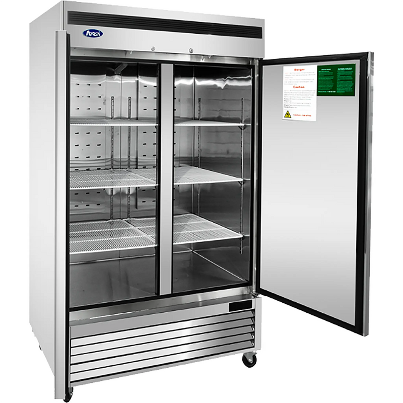 Atosa MBF8503GR Double Solid Door 54" Wide Stainless Steel Freezer-Phoenix Food Equipment