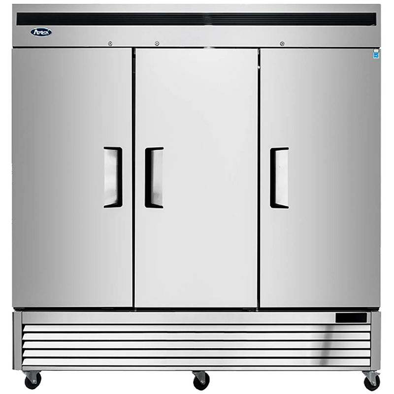 Atosa MBF8504GR Triple Solid Door 82" Wide Stainless Steel Freezer-Phoenix Food Equipment