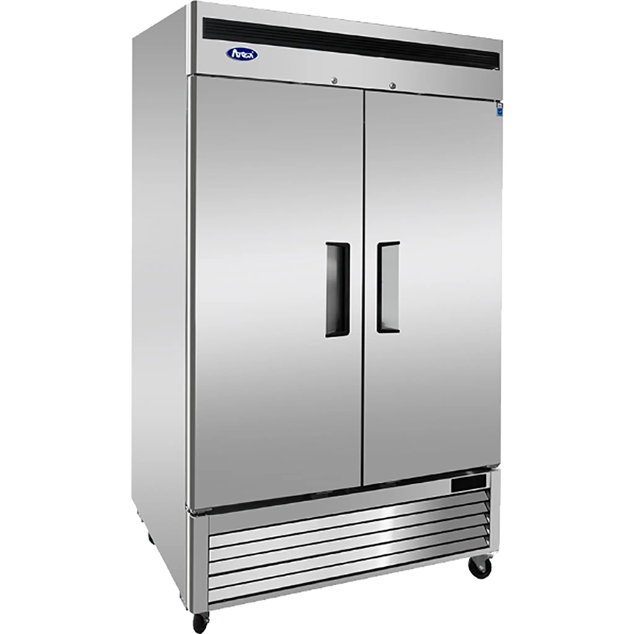 Atosa MBF8507GR Double Solid Door 54" Wide Stainless Steel Refrigerator-Phoenix Food Equipment