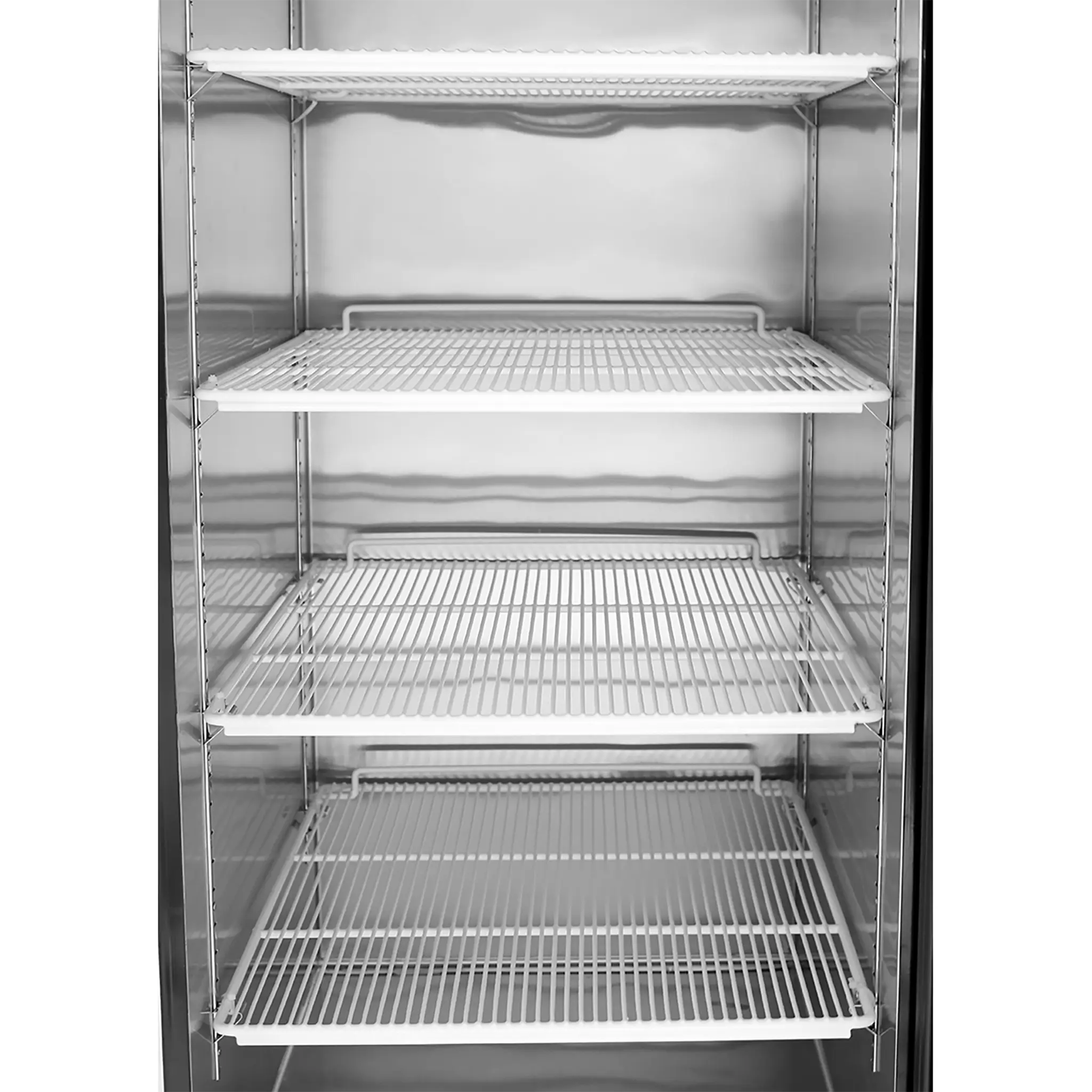 Atosa MCF8707GR Double Door 54" Wide Stainless Steel Display Refrigerator-Phoenix Food Equipment