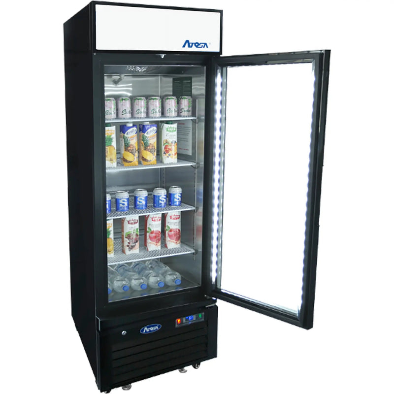 Atosa MCF8725GR Single Door 24" Wide Display Refrigerator-Phoenix Food Equipment