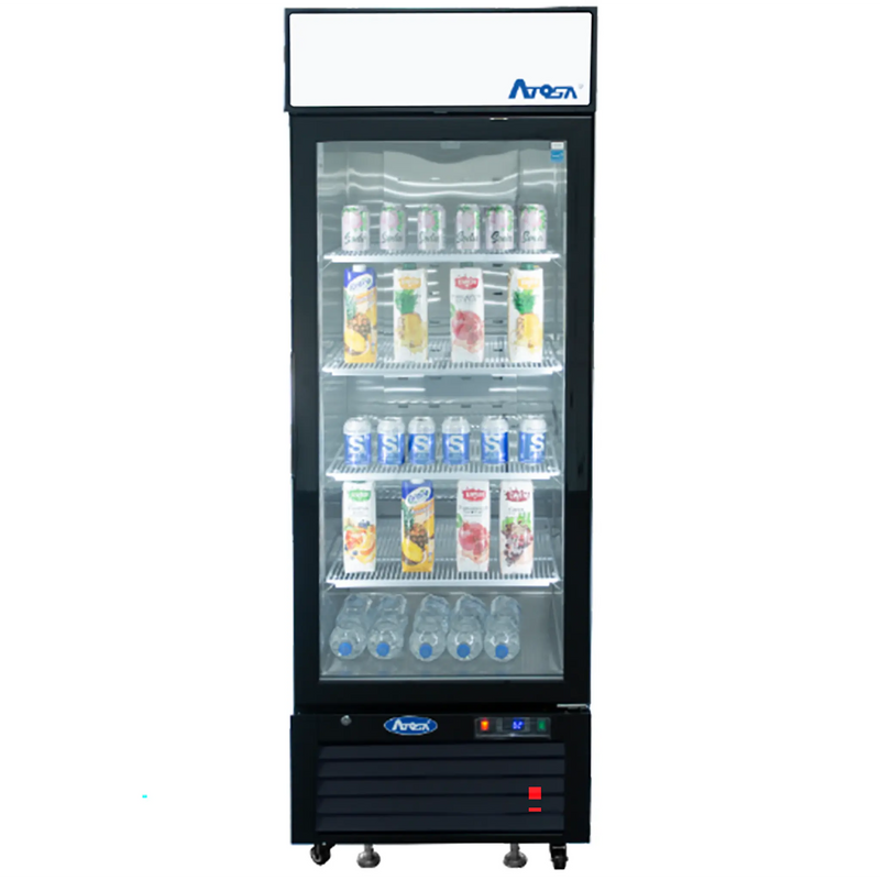 Atosa MCF8725GR Single Door 24" Wide Display Refrigerator-Phoenix Food Equipment