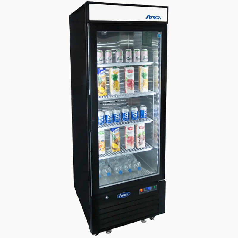 Atosa MCF8726GR Single Door 24" Wide Display Refrigerator-Phoenix Food Equipment