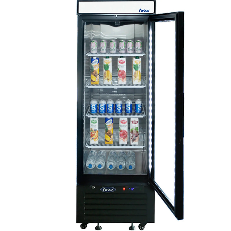 Atosa MCF8726GR Single Door 24" Wide Display Refrigerator-Phoenix Food Equipment