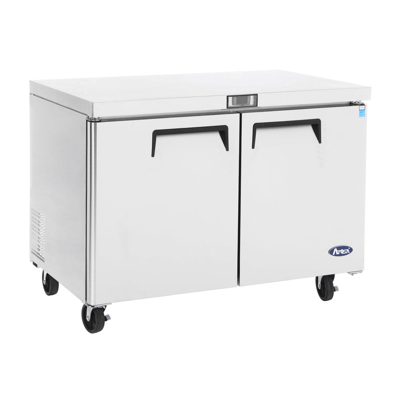 Atosa MGF36RGR Double Door 36" Refrigerated Work Table-Phoenix Food Equipment