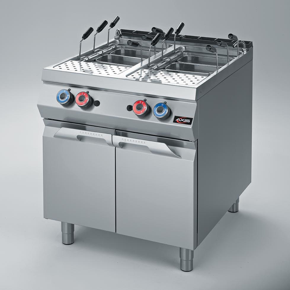 Axis AX-GPC-2 Natural Gas/Propane Double Pasta Cooker-Phoenix Food Equipment