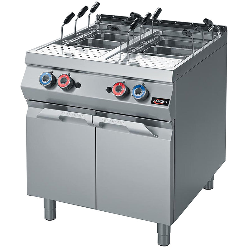 Axis AX-GPC-2 Natural Gas/Propane Double Pasta Cooker-Phoenix Food Equipment