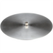 Axis stainless steel lower disk for shawarma broilers, round flat base plate with centre skewer mount, angled view