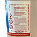 BC Chemical BCD Clear-A concentrated detergent, close-up of the back label with precautions and first aid details
