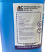 BC Chemical BCRA Clear-B concentrated rinse agent, close-up of the back label with directions and precautions