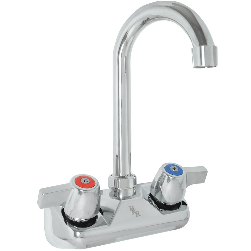BK Resources BKF-W-3G-G Quick Turn Wall Mounted Hand Sink Faucet-Phoenix Food Equipment