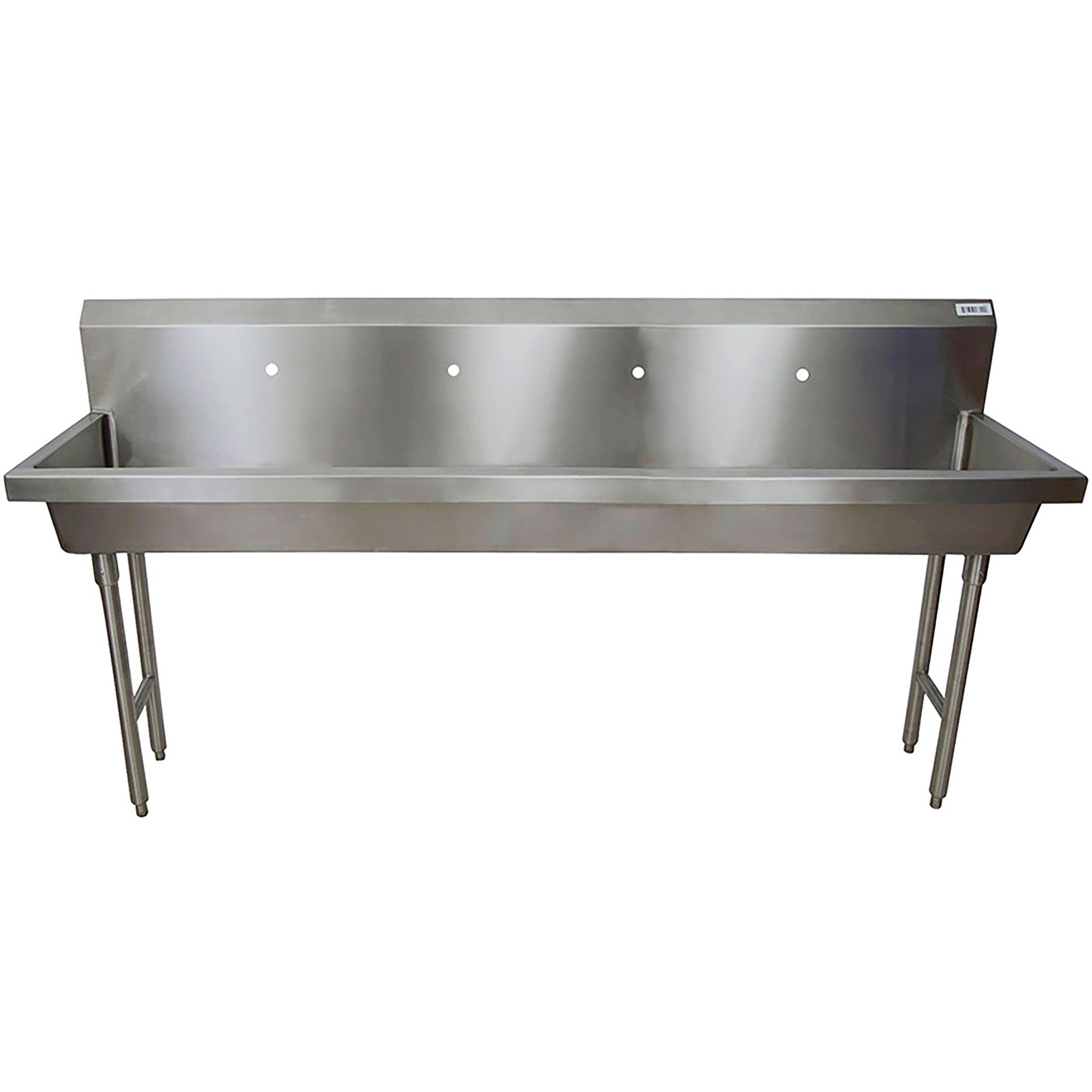 BK Resources MSHS Series Free Standing Multi-Station Hand Washing Sink - Various Sizes-Phoenix Food Equipment